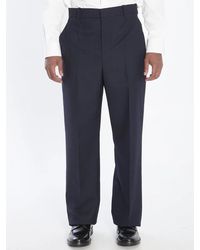 Saint Laurent - Chinã Wool Trousers - Lyst