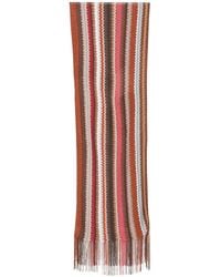 Missoni - Zig-Zag Viscose Fringed Scarf - Lyst