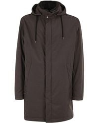 Herno - Lightweight Stretch Technical Parka With Hood - Lyst