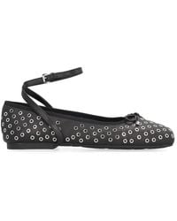 MICHAEL Michael Kors - Collette Flex Leather Ballet Flats - Lyst