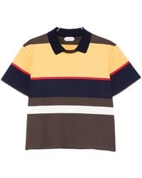 Versace - Embroidered Logo T-Shirt With Short Sleeves - Lyst