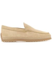 Tod's - Suede Leather Slip On - Lyst