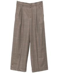 Gianvito Rossi - Nevin Wide-Leg Trousers - Lyst