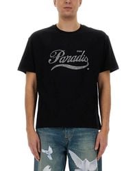 3.PARADIS - 3.Paradis Crystal Logo T-Shirt - Lyst