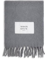 Maison Kitsuné - Gradient-Effect Alpaca Scarf Cloud - Lyst