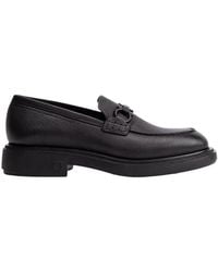 Ferragamo - Mocasin With Gancini Decoration - Lyst