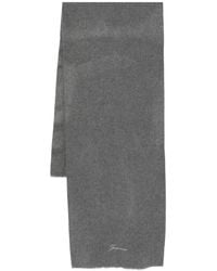 Jacquemus - Scarf With Embroidered Logo - Lyst