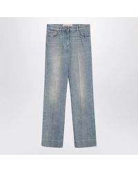 Valentino - Light Washed-Effect Jeans - Lyst