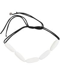 Maria Calderara - Linear Stones Necklace - Lyst