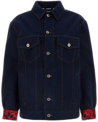 Burberry - Oversized Denim Jacket - Lyst