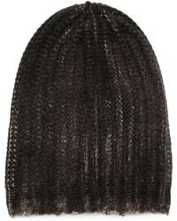 Avant Toi - Hand Painted Corn Cob Stitch Hat With Destroyed Edges - Lyst