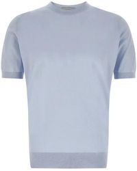 John Smedley - "Kempton" Crewneck Short Sleeves T-Shirt - Lyst