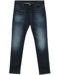 Emporio Armani - Slim Denim Cotton Jeans - Lyst