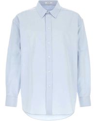 The Row - Powder Poplin Granada Shirt - Lyst