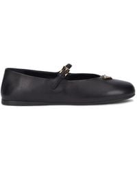 Prada - Nappa Leather Ballerinas - Lyst