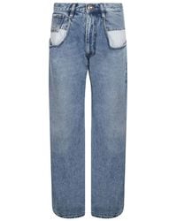 Maison Margiela - Straight Jeans With Contrasted Pockets - Lyst