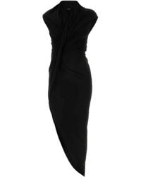 Balenciaga - Draped Dress - Lyst