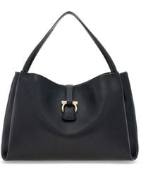 Ferragamo - Logo Printed Tote Bag - Lyst
