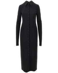 Dolce & Gabbana - Dolce & Gabbana Wool-Blend Jersey Midi Dress - Lyst