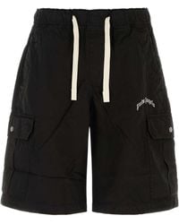 Palm Angels - Cotton Bermuda Shorts - Lyst