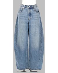 Alexander Wang - High-Waisted Barrel-Leg Jeans - Lyst