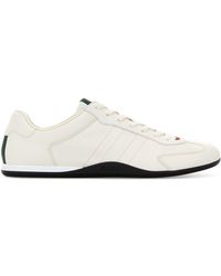 Gucci - Leather Shift Sneakers - Lyst