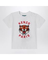 KENZO - T-Shirt With Printed Logo - Lyst