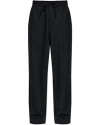 Ami Paris - Elasticated Waist Trousers - Lyst