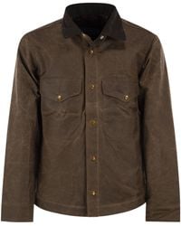 Manifattura Ceccarelli - Waxed Cotton Shirt Jacket - Lyst