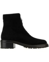 The Row - Suede Hike Ankle Boots - Lyst