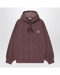 Carhartt - Vista Palisander/Garment Dyed Hooded Sweatshirt - Lyst