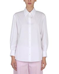 McQueen - Poplin Shirt - Lyst