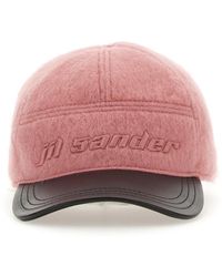Jil Sander - Wool Blend Baseball Cap For - Lyst