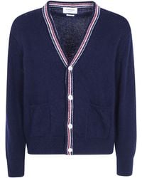 Thom Browne - Hector Intarsia-Knit Cardigan - Lyst