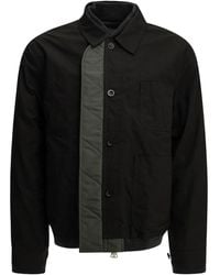 Sacai - "Nylon Twill X Ripstop Reversible" Quilted Jacket - Lyst