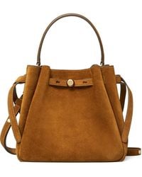 Tory Burch - Romy Suede Leather Bucket Bag - Lyst