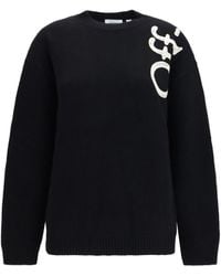 Off-White c/o Virgil Abloh - Vertical Bookish Crewneck Sweater - Lyst