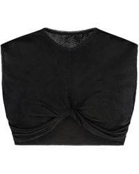 Anna October - Technical Fabric Crop Top - Lyst