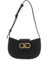 Ferragamo - Leather Shoulder Bag - Lyst