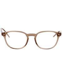Giorgio Armani - Transparent Acetate Optical Glasses - Lyst