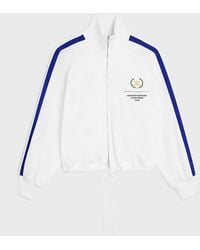 Celine - Triomphe Logo-Embroidered Jacket - Lyst