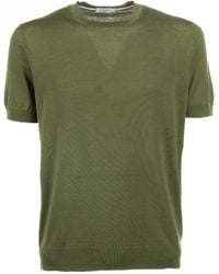 Paolo Pecora - Cotton And Silk T-Shirt - Lyst
