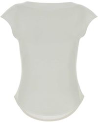 Alaïa - Cotton Blend Top - Lyst