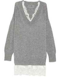 Ermanno Scervino - Cashmere Mini Dress - Lyst