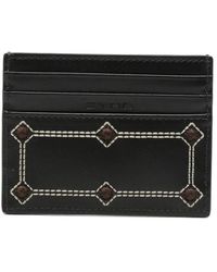 Etro - Card Holder Leather + Embroidery 10 - Lyst