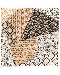 Max Mara - "Carre" Printed Foulard - Lyst
