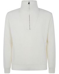 FILIPPO DE LAURENTIIS - Long Sleeves Half Zip - Lyst