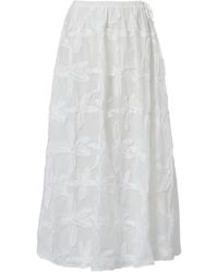 FARM Rio - Long Skirt With Embroidery - Lyst