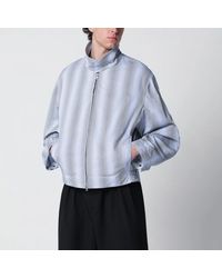 Dries Van Noten - Textured Striped Zip Jacket - Lyst