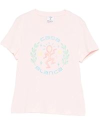 CASABLANCA - Dance Joy Fitted T-Shirt - Lyst